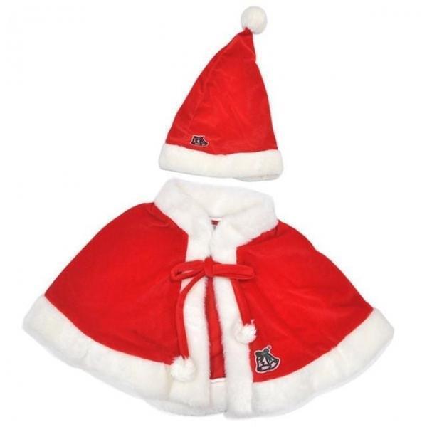 러블리산타망토세트 영아 국산 산타 망토 의상 파티 모자 파티용품 의상 복 아동 루돌프 성탄절 크리스마스