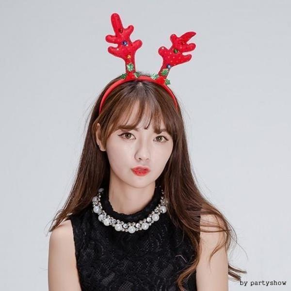 큐티루돌프머리띠 크리스마스머리띠 단체선물 파티 머리띠 파티 크리스마스 단체선물 용품 성탄절