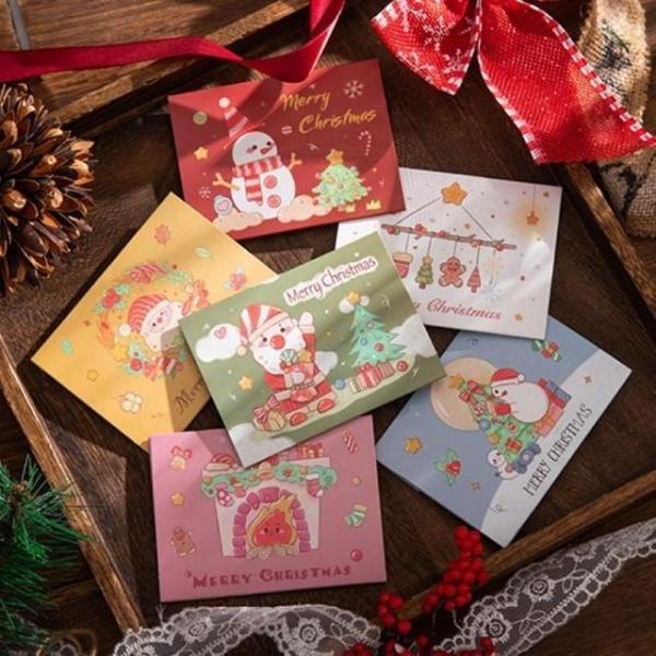 크리스마스카드 메시지 미니 카드 10매 성탄 메리크리스마스 성탄절 말씀 성탄축하메시지 루돌프 생일