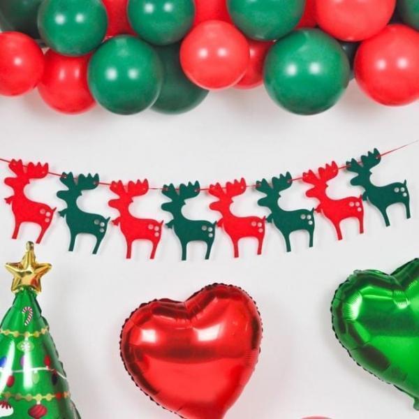 크리스마스펠트가랜드 루돌프 파티용품 성탄절 배너 파티용품 크리스마스 성탄절 펠트가랜드