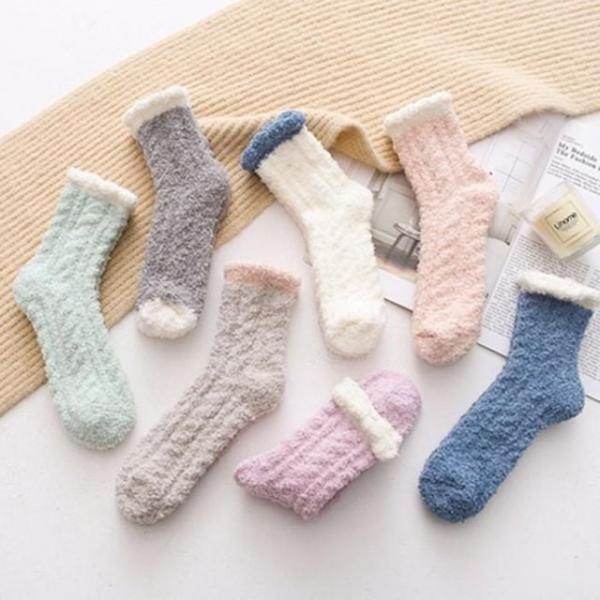 투톤 수면양말 양말 기모덧신 사무실 겨울양말 겨울 어린이집 크리스마스 선물용 크리스마스선물 겨울