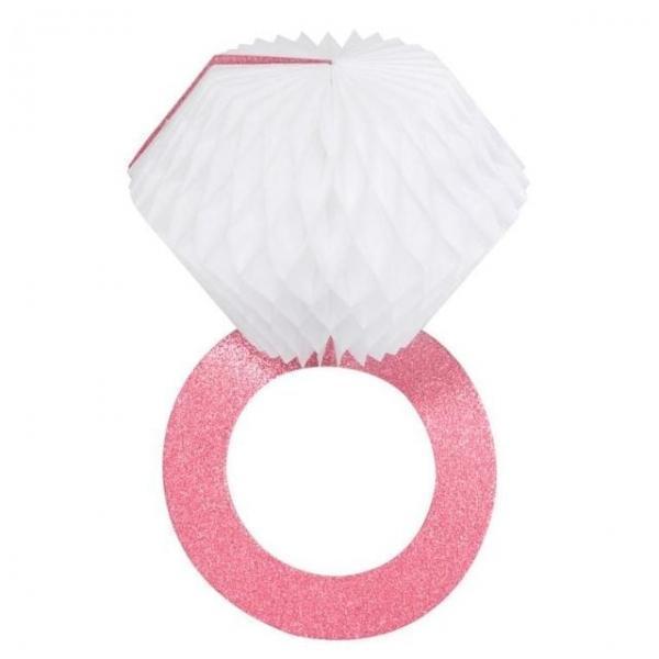 페이퍼대형보석반지모빌 로즈골드 파티 장식 프로포즈 파티 크리스마스 축제 공연 용품 생일