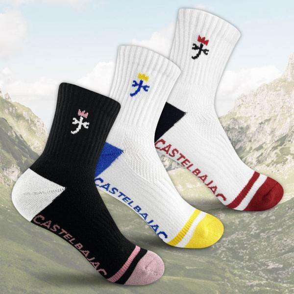까스텔바작 여성 골프양말 W125 중목 1켤레