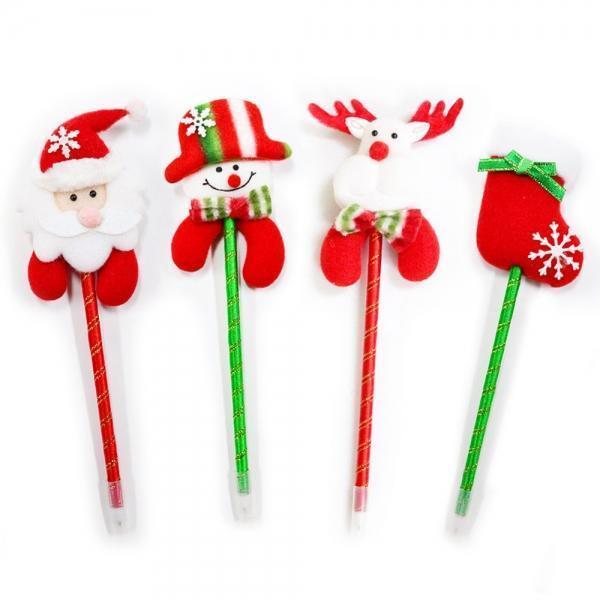 해피파티 크리스마스 인형 볼펜 산타 (랜덤1개) 단체선물