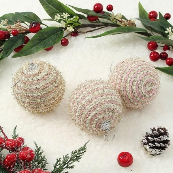 리빙휴 3p(8cm) 트리장식소품 트리장식볼