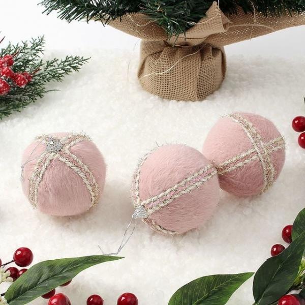 리빙휴 3p(8cm) 트리볼 성탄트리장식