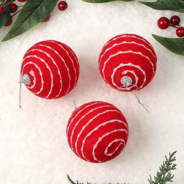 리빙휴 3p(8cm) 트리볼 성탄트리장식