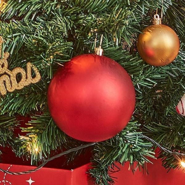 리빙휴 무광볼(12cm)트리장식볼 구슬용품 12cm장식볼