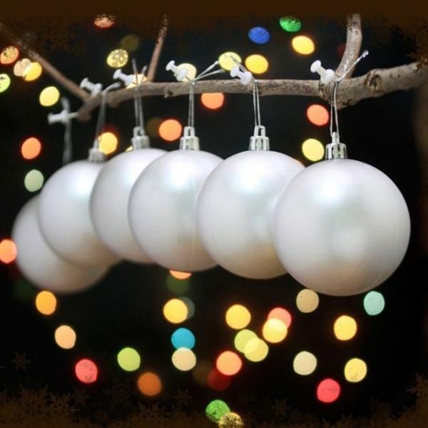 리빙휴 6p세트(8cm) 크리스마스데코레이션 트리장식용품