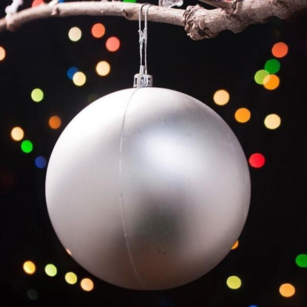 리빙휴 무광볼(12cm)트리장식볼 구슬용품 트리용품