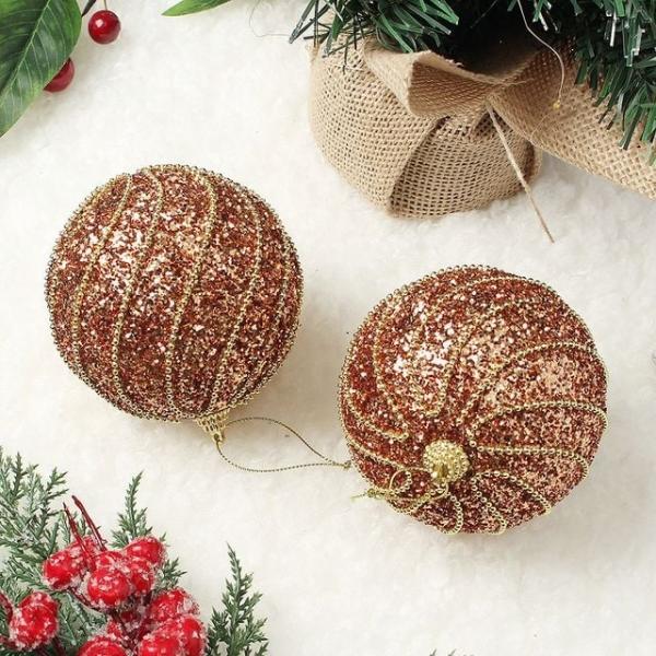 리빙휴 2p(10cm) 트리장식소품 트리장식볼