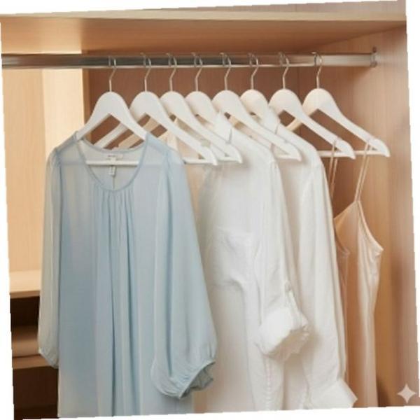 나무옷걸이 상의원목논슬립옷걸이(화이트)여성용옷걸이