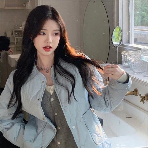 여성 루즈핏 누빔자켓 겨울패딩 방한 점퍼 경량 아우터