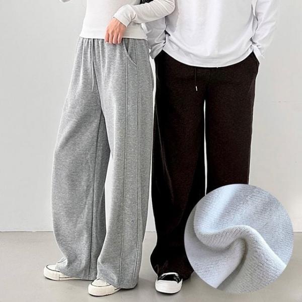 제노미 사이드핀턱 스트레이트 와이드바지 SD-251110