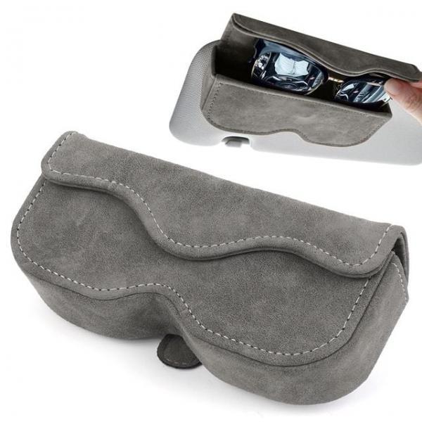 차량용 선글라스 케이스 그레이 거치대 수납 안경