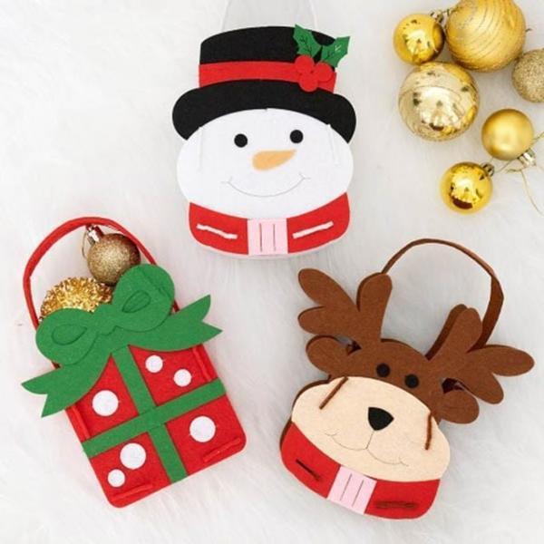 크리스마스 펠트 미니가방 만들기