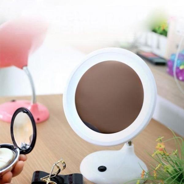 Coms USB램프 확대거울 USB전원 LED 화이트 형광등 조명 led 15w 오스람 전구 볼 fpl