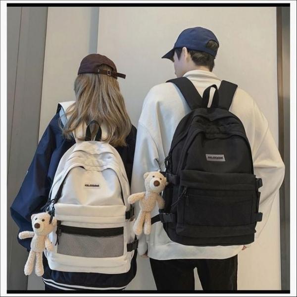 멀티포켓 캐주얼 백팩 학생 데일리 책가방