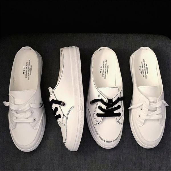 여성 스티치 뮬 슬립온 슬리퍼 EVA 여름 운동화