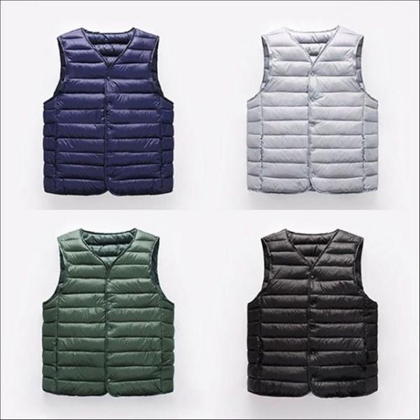 남성 사무실 겨울 경량 패딩조끼 레이어드 이너 쪼끼
