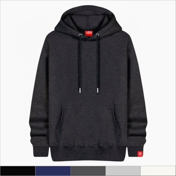 남성 여성 기모후드 얇은 기모안감 데일리 베이직 후드