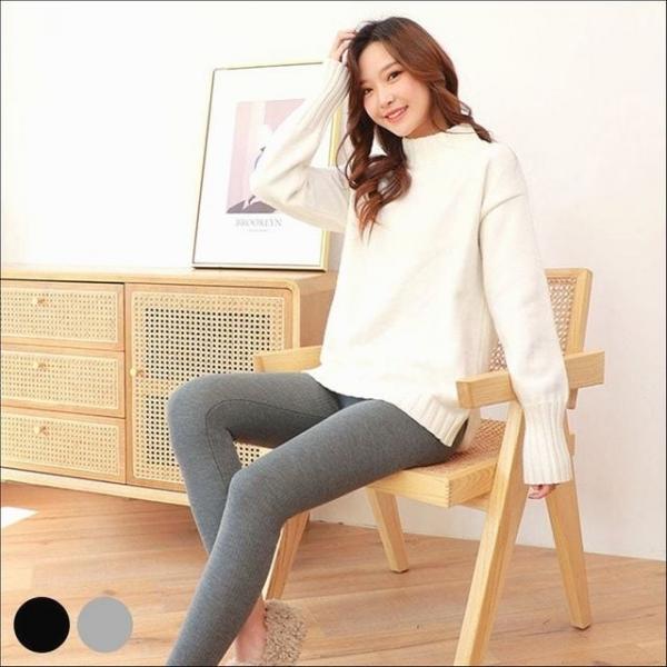 여성 겨울 기모레깅스 무발 쫄바지 면 레깅스 9부