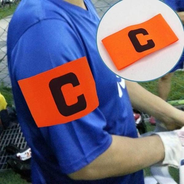 축구 캡틴 주장완장 오렌지 축구주장완장 캡틴완장