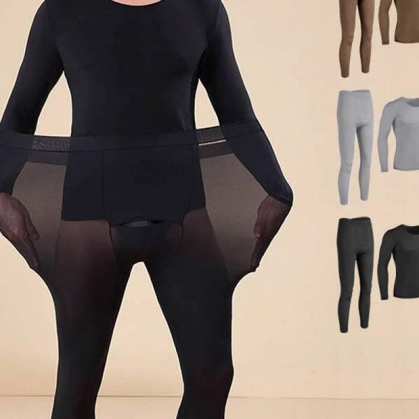 간절기 남성 상하내복 늘어나는 스판 내의세트