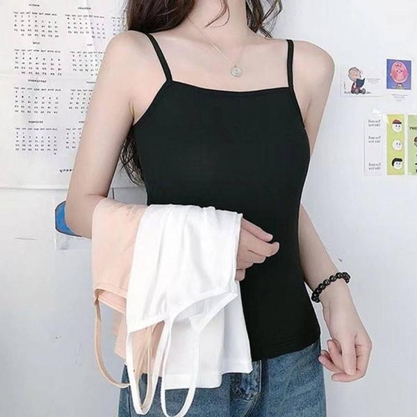 잔솔 여성 끈나시 민소매 나시티 레이어드 이너나시탑