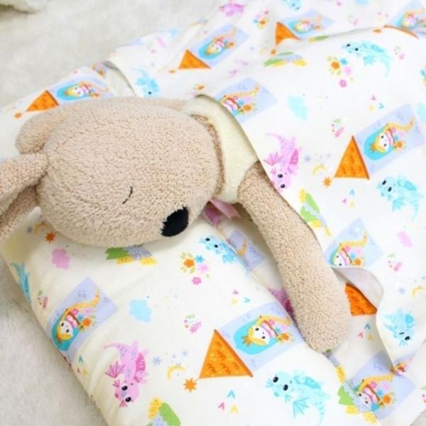 인견 유아 어린이집 여름 이불 배게 침구 세트 가방 숲속공주