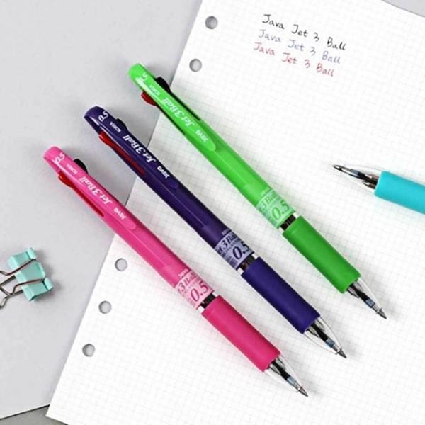 0.5mm 다색볼펜 미끄럼방지볼펜 캠페인볼펜