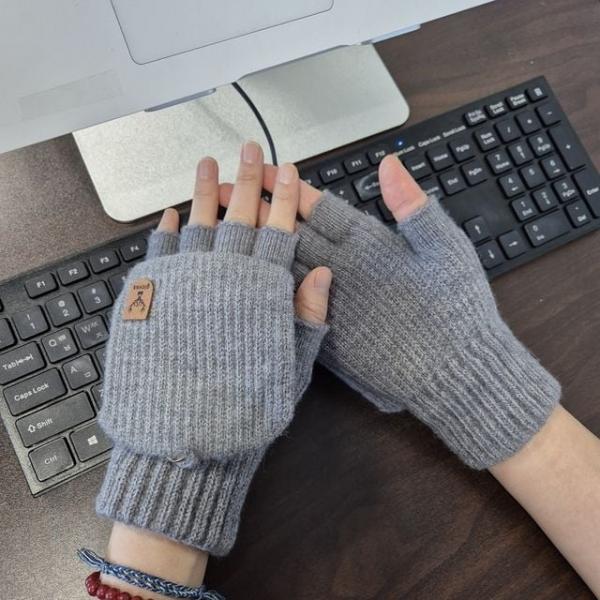 알파카 울 니트 손가락 장갑 겨울 방한 털장갑