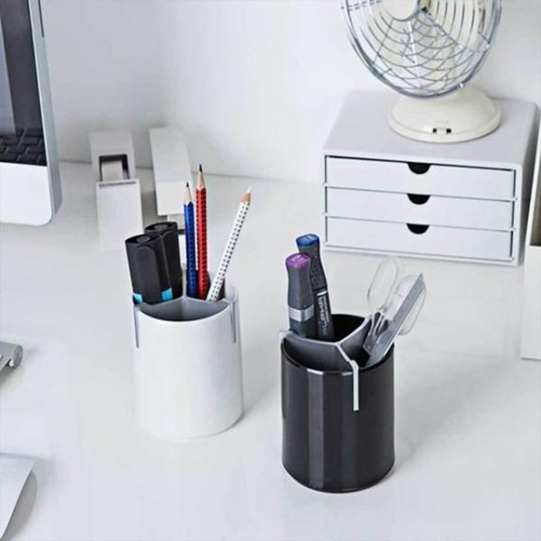 책상연필꽂이정리함 원형연필꽂이 펜슬꽂이
