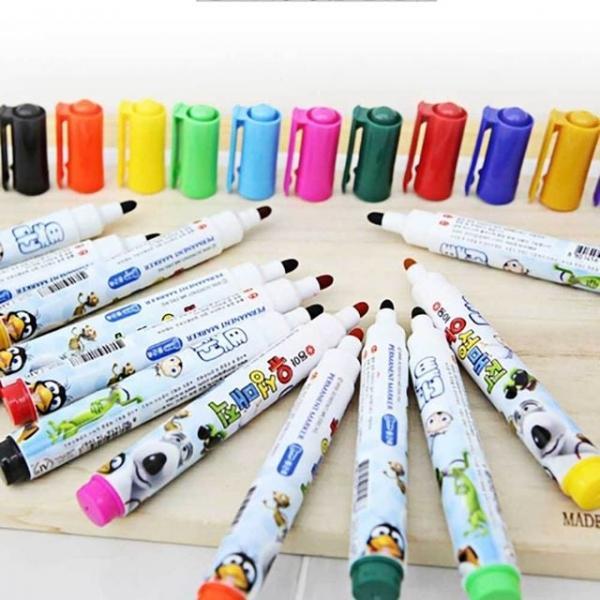 빼꼼매직 남아용매직 12색유성매직