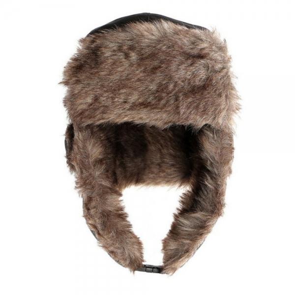 겨울 방한 귀달이 군밤 모자 귀마개 털모자 (블랙)