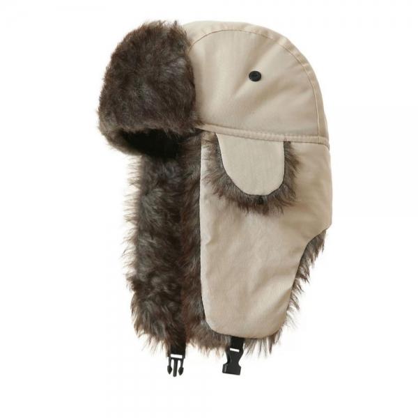 겨울 방한 귀달이 군밤 모자 귀마개 털모자 (베이지)