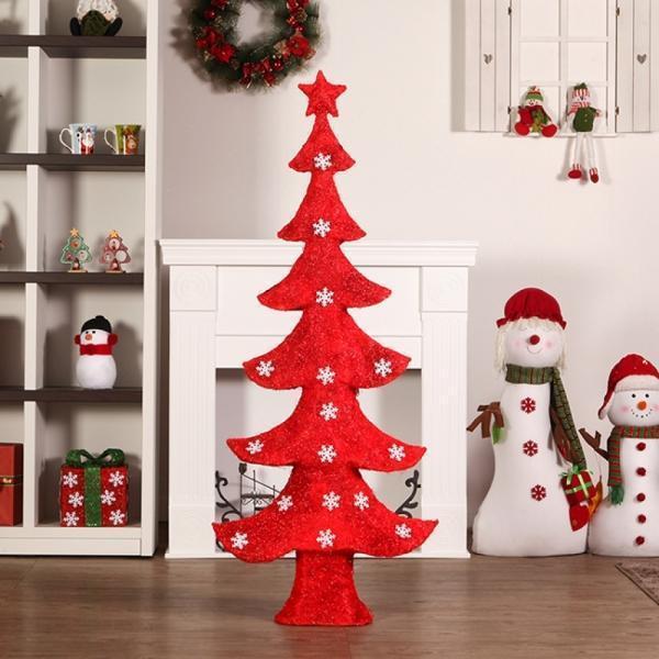 레드 입체 아트 철제 완제트리 크리스마스트리