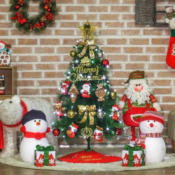 120cm 산타선물 솔잎 트리 풀세트트리크리스마스트리