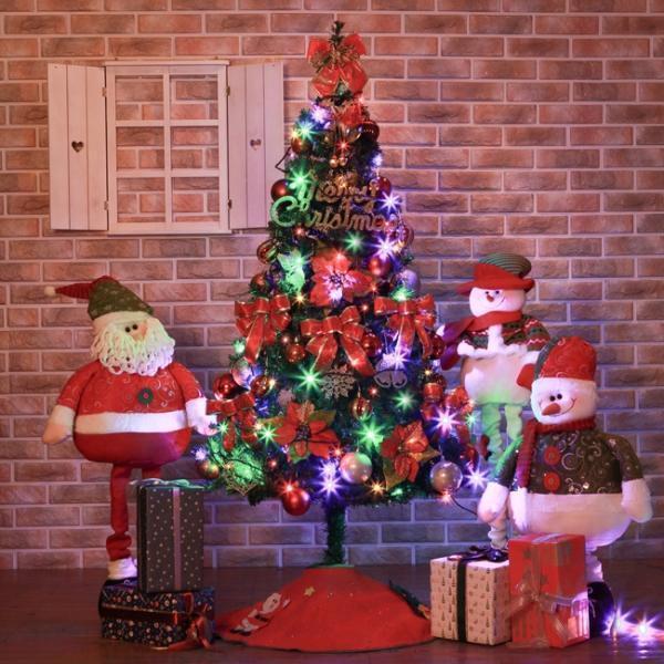 150cm 카니발레드 스카치트리 풀세트크리스마스트리