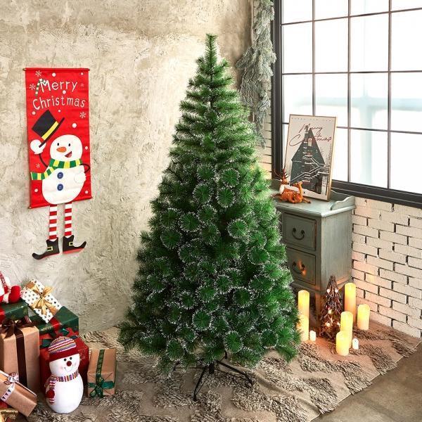 180cm 뉴리얼 솔잎 눈꽃 트리 유치원 크리스마스트리