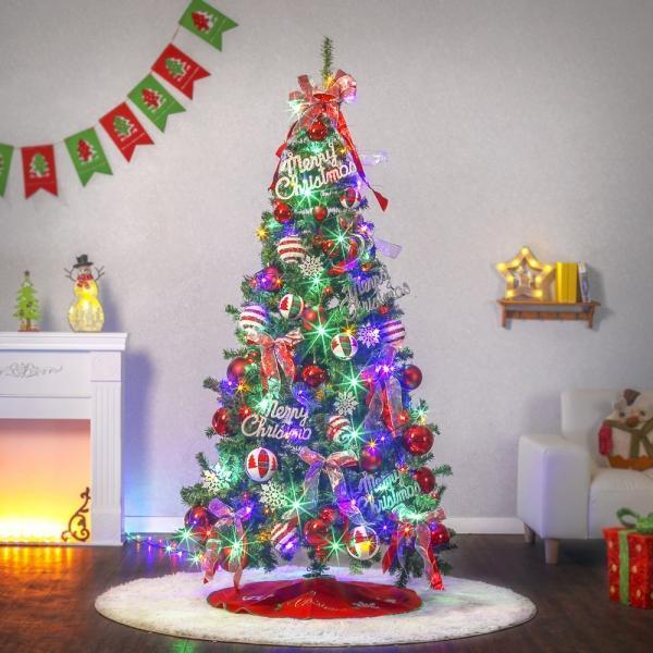 210cm 해피 롤리팝 스카치트리 풀세트 크리스마스트리