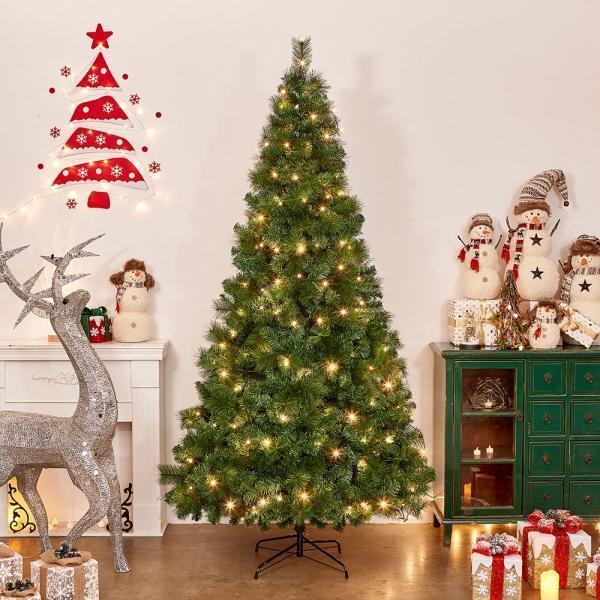 240cm 뉴리얼 솔잎 혼합 트리 중형 크리스마스 트리