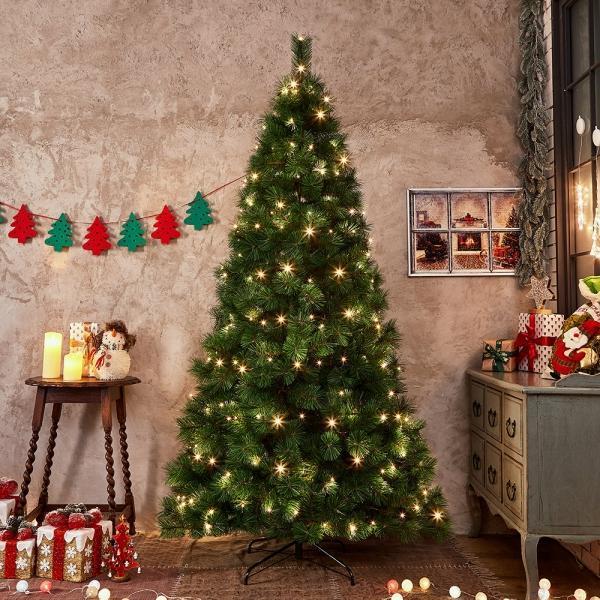 210cm 뉴리얼 솔잎 트리 성탄 교회 크리스마스트리