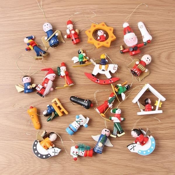 성탄 캐릭터 원목 트리장식 세트크리스마스 장식소품