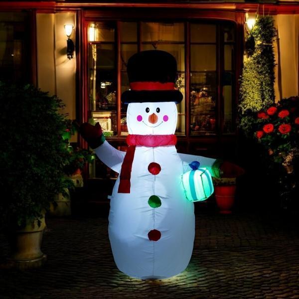 LED 에어벌룬 대형눈사람 크리스마스 야외전시 120cm