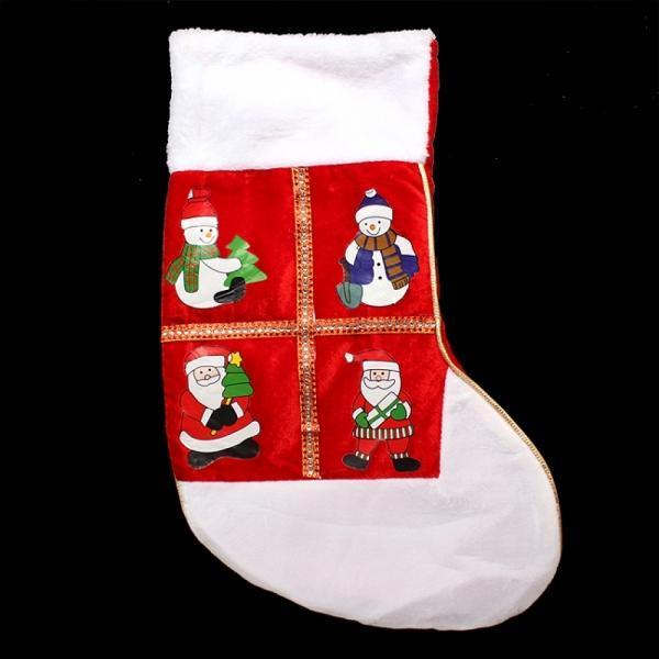 화이트털양말장식 크리스마스 실내인테리어장식