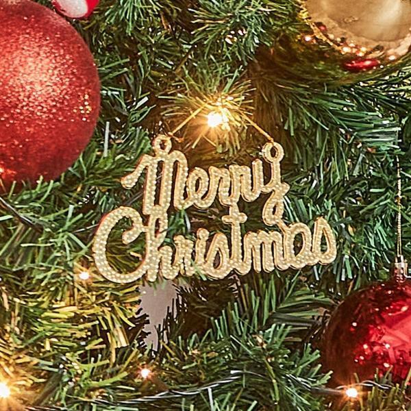 크리스마스 골드 로고 장식(31.5cm) 트리용 글자장식