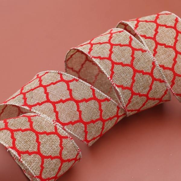 노벨 레드 선물포장 리본공예 크리스마스 리본 끈 3m