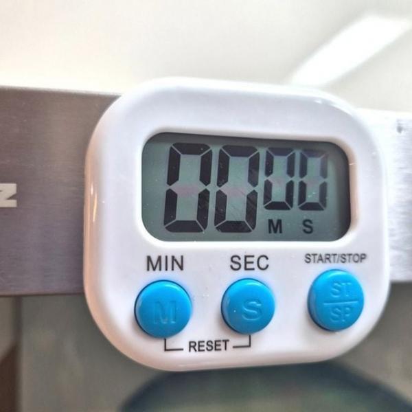 화이트 자석 부착형 디지털 타이머 알람