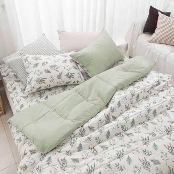 차렵이불 패드세트 슈퍼싱글 베이지 시댁이불 침대이불 덮는이불